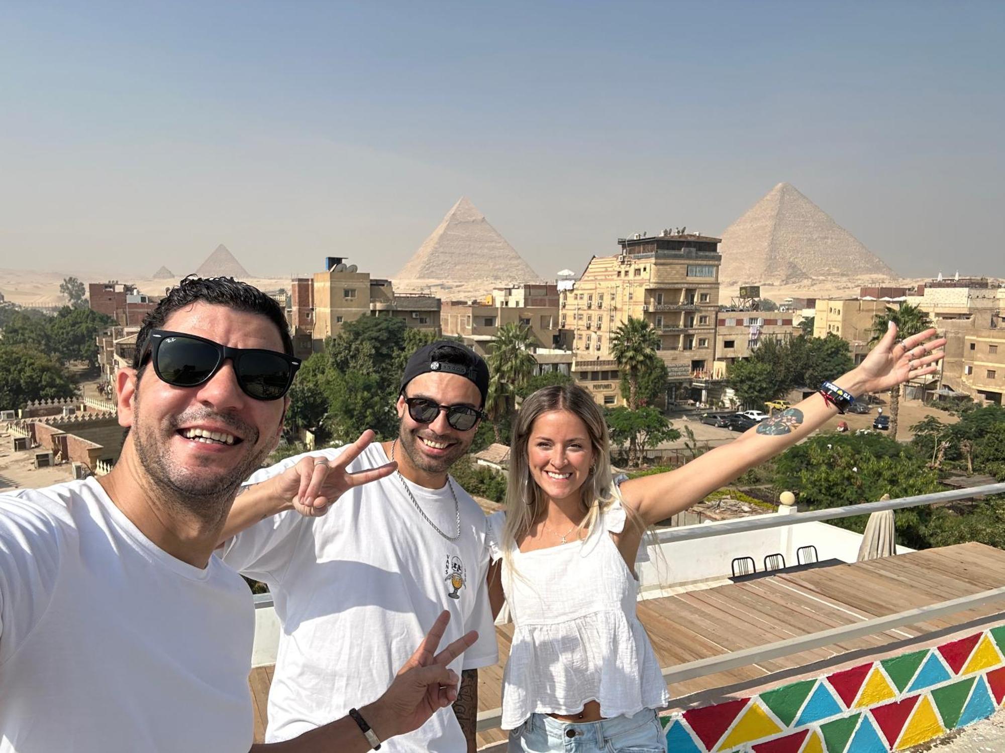 Matto Pyramids Inn Kafret el-Gabal Exterior foto